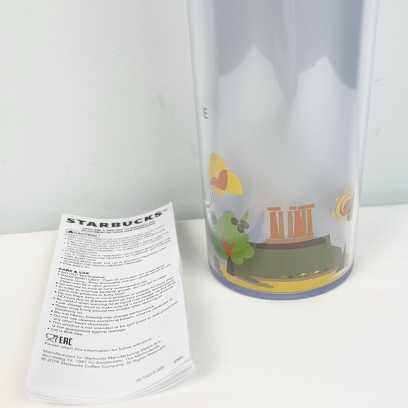 Starbucks Travel Mug 16oz Tumbler You Are Here Series-Greece Brand New - Picture 5 of 6